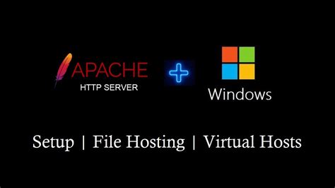 Setup Apache Server In Windows Using Apache Lounge YouTube