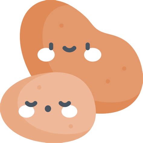 Potato Kawaii Flat Icon