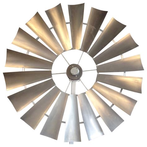 Windmill ceiling fans look considerably more essential than customary ceiling fans. Unique Windmill Ceiling Fan, 66", Galvanized Silver ...