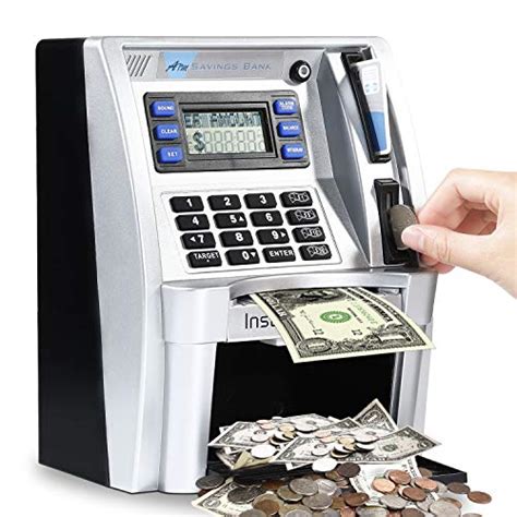 Atm Savings Bank Personal Atm Cash Coin Money Savings Piggy Bank