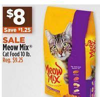 Check spelling or type a new query. 10 Pound Meow Mix Dry Cat Food for $6.95 at the Dollar ...
