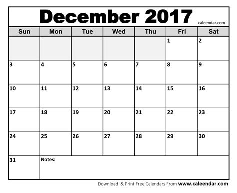 Check out this list of fun december holidays. December 2017 Calendar - calendar yearly printable