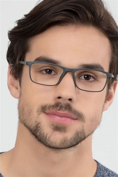 sullivan rectangle ash frame eyeglasses eyebuydirect in 2020 eyeglass frames for men mens