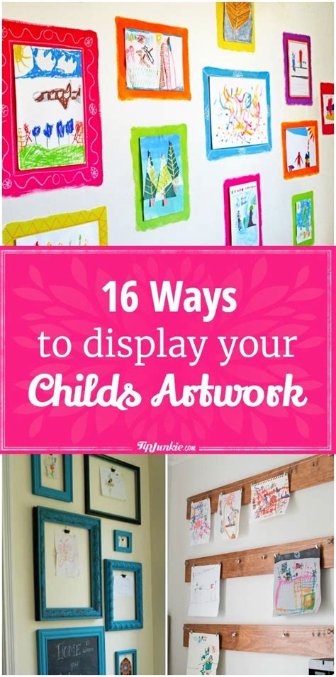 16 Ways to Display Your Childs Artwork easy | Displaying ...