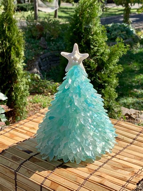Genuine Sea Glass Christmas Tree Sea Glass Tree Etsy