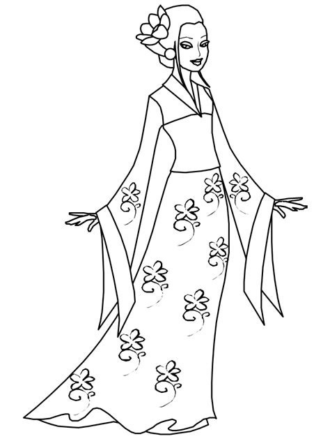 The latest version released by its developer is 1.6. Printable Kimono Japan Coloring Pages - Coloringpagebook.com