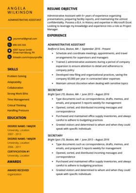 Once you have downloaded or opened a resume template file, type over the text in the file to create your own, personalized resume. 40+ Modern Resume Templates | Free to Download | Resume Genius
