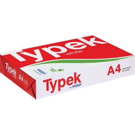 Typek A4 Photocopy Paper Ream White Stationery Net