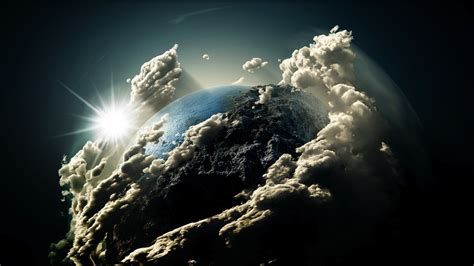 Earth Clouds Planet Abstract Wallpapers Hd Desktop And Mobile