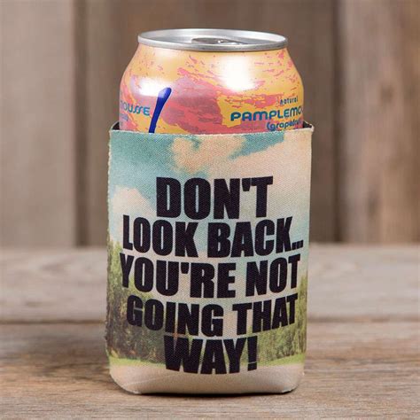 Dont Look Back Drink Cozy Drink Cozies Awesome Party Favors Natural