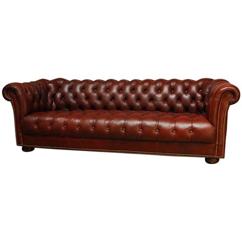 They pride themselves on going green and keeping it all in america. Classic Tufted Leather Chesterfield Sofa at 1stdibs