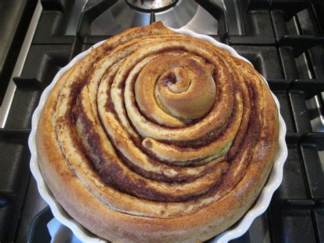 Giant Cinnamon Roll Recipe From The Lucy Loves Food Blog