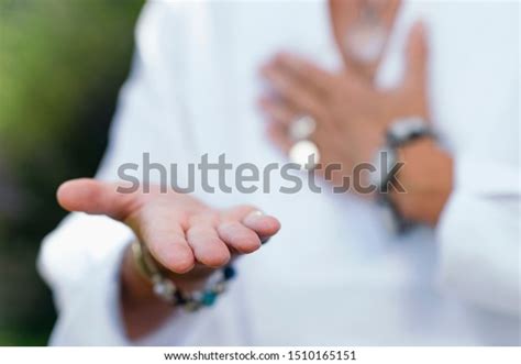 Giving Virtue Practice Hand Gesture Stock Photo Edit Now 1510165151