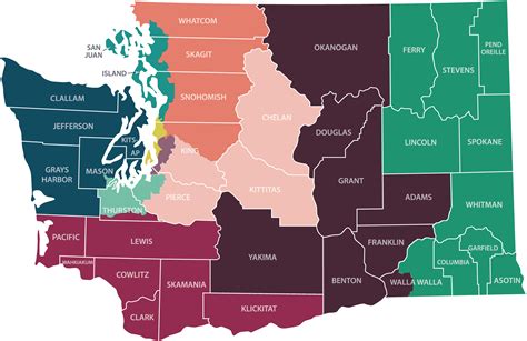 Washington State Congressional Districts Map World Map