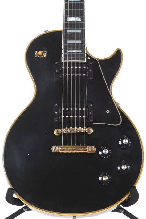 1972 Gibson Les Paul Custom Black Beauty Guitar Chimp