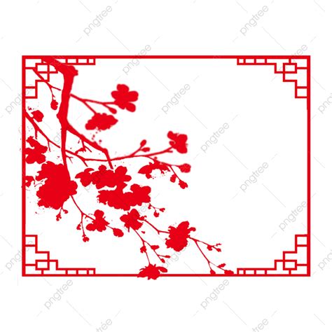 Red Border Border Texture Frame Red Png Transparent Clipart Image