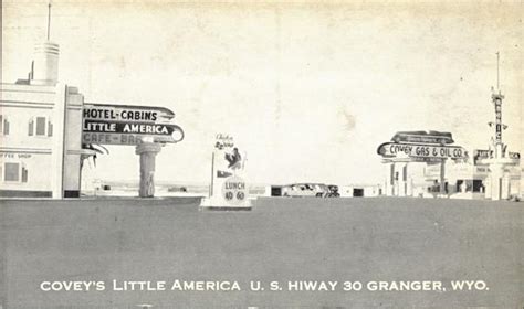 Coveys Little America Granger Wy Postcard