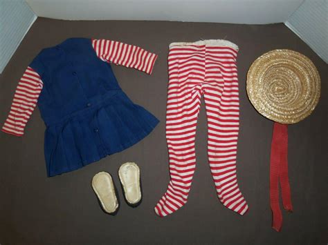 Orig Outfit Only For Vogue Brikette 22 Doll Dress Tights Shoes Hat