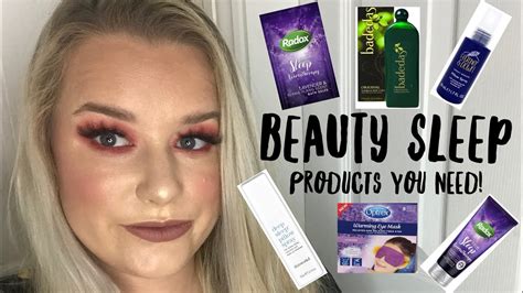 beauty products you need for a good nights sleep that actually work amber howe youtube