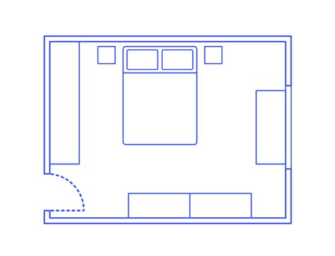 Bedroom Layouts Dimensions And Drawings