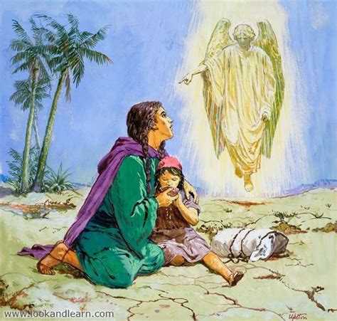 Hagar Ishmael And The Angel Bible Pictures Bible Images Christian Artwork