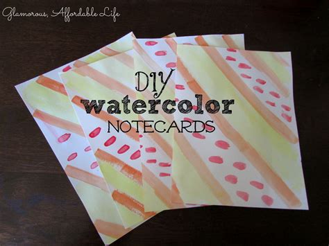 Order cards in small or large quantities to meet personal or company budgets. {Guest Post} DIY Watercolor Notecards - My Suburban Kitchen