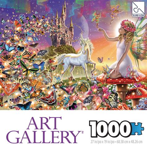 I purchased a 10 pack of surelox art gallery puzzles. Sure-Lox 1000 Piece Art Gallery Fairyland Puzzle | Walmart ...