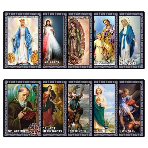 Buy Catholic Prayer Cards Prayer Cards Catholic Saints Set Of 10 Holy