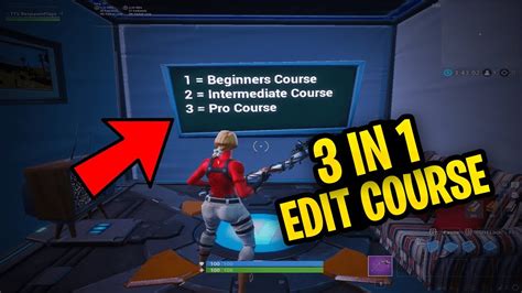 ____ edit course map code shown in this video: BEGINNER TO PRO EDIT COURSE (Fortnite Battle Royale Edit ...