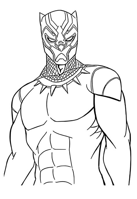 Detalle Imagen Dibujos Para Colorear Black Panther Thptletrongtan Edu Vn