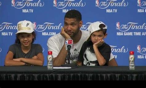 See more of san antonio spurs on facebook. Spurs Tim Duncan his kids | Nba tv, Nba finals, San ...