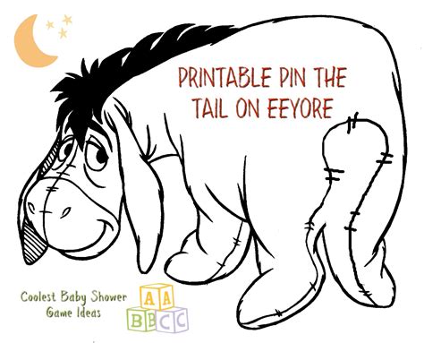 Pin The Tail On The Donkey Printable Free Free Printable