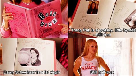 Mean Girls Burn Book Quotes Shortquotes Cc