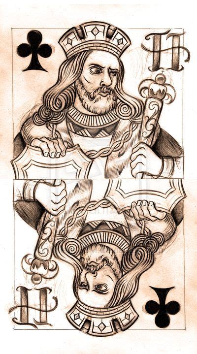 Maybe you would like to learn more about one of these? King of Clubs sketch by *WillemXSM on deviantART ...
