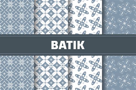 Indonesian Batik Pattern Set 2483365 Vector Art At Vecteezy