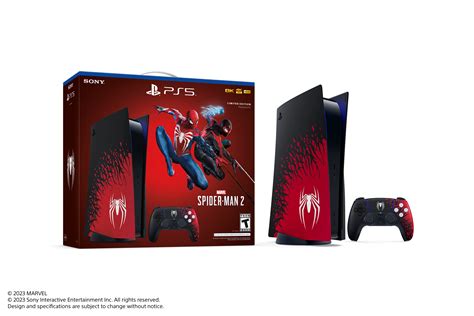 Playstation 5 Console Marvels Spider Man 2 Limited Edition Bundle