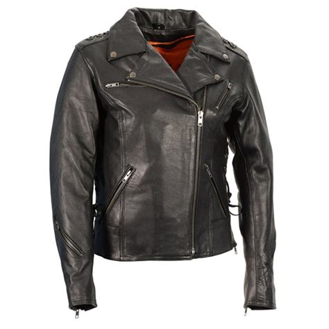 Milwaukee Leather Women S Lightweight Lace To Lace Motorcycle Jacket Conquer The Cold With