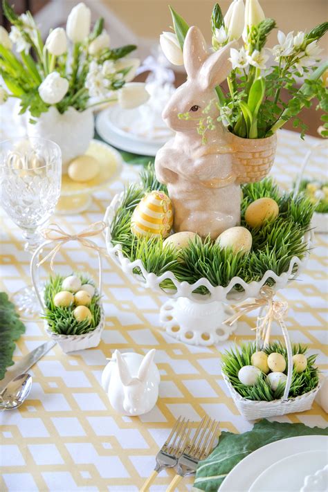 Easter Table Decorations And Place Setting Ideas Pizzazzerie