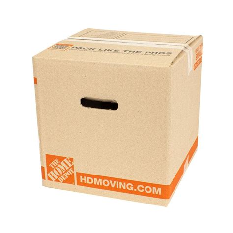 The Home Depot Heavy Duty Moving Box 20 Pack 12 In L X 12 In W X 12