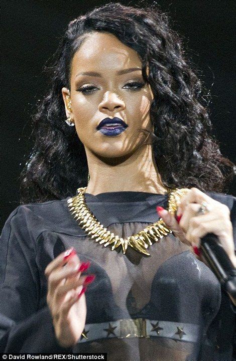 Shine Bright Like A Diamond Rihanna Not Exactly With The 28 Year Old Popstar A Little Bleary