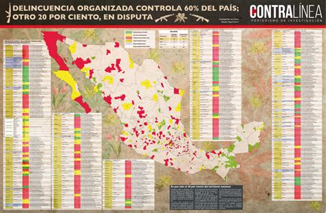 Cartel Controlled Mexico Regions • History Infographics