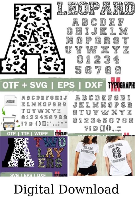 Leopard Font By Typography Morozyuk · Creative Fabrica Font Digital