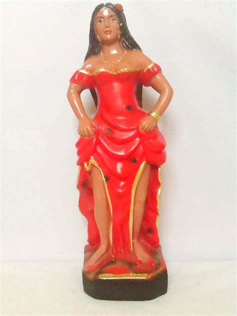 Imagem Pomba Gira Maria Mulambo Escultura Gesso Estatua 60cm R 199