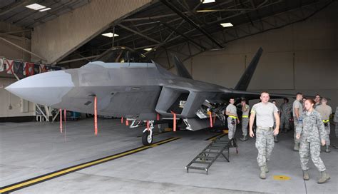 Loading F 22 Raptor Fighter Jet With Weapons Global
