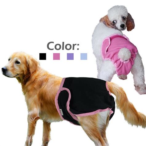 Female Dog Pants Sanitary Underwear Hygienic Pant Short Cotton Pet