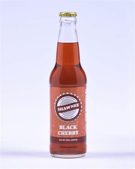 Black Cherry Soda 12floz Shawnee Canning Company