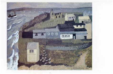 Postcard Island Sheds St Ives No 1 1940 Barns Graham Wilhelmina