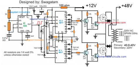 Can you send a printable diagram & parts list , you really show decent devices that are of actual use , thank you keep it up. 1500 watt PWM Sinewave Inverter Circuit | Homemade Circuit Projects