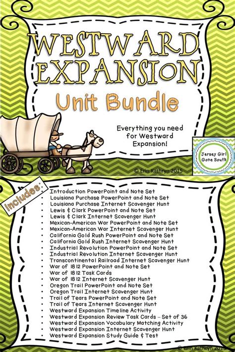 This Bundle Includes Everything You Need To Teach Westward Expansion