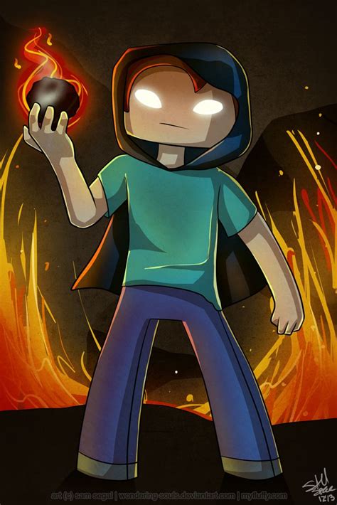 Soon i will say that it's not herobrine wallpaper by spindelle on deviantart. Herobrine Art Print by sambeawesome - X-Small in 2020 ...